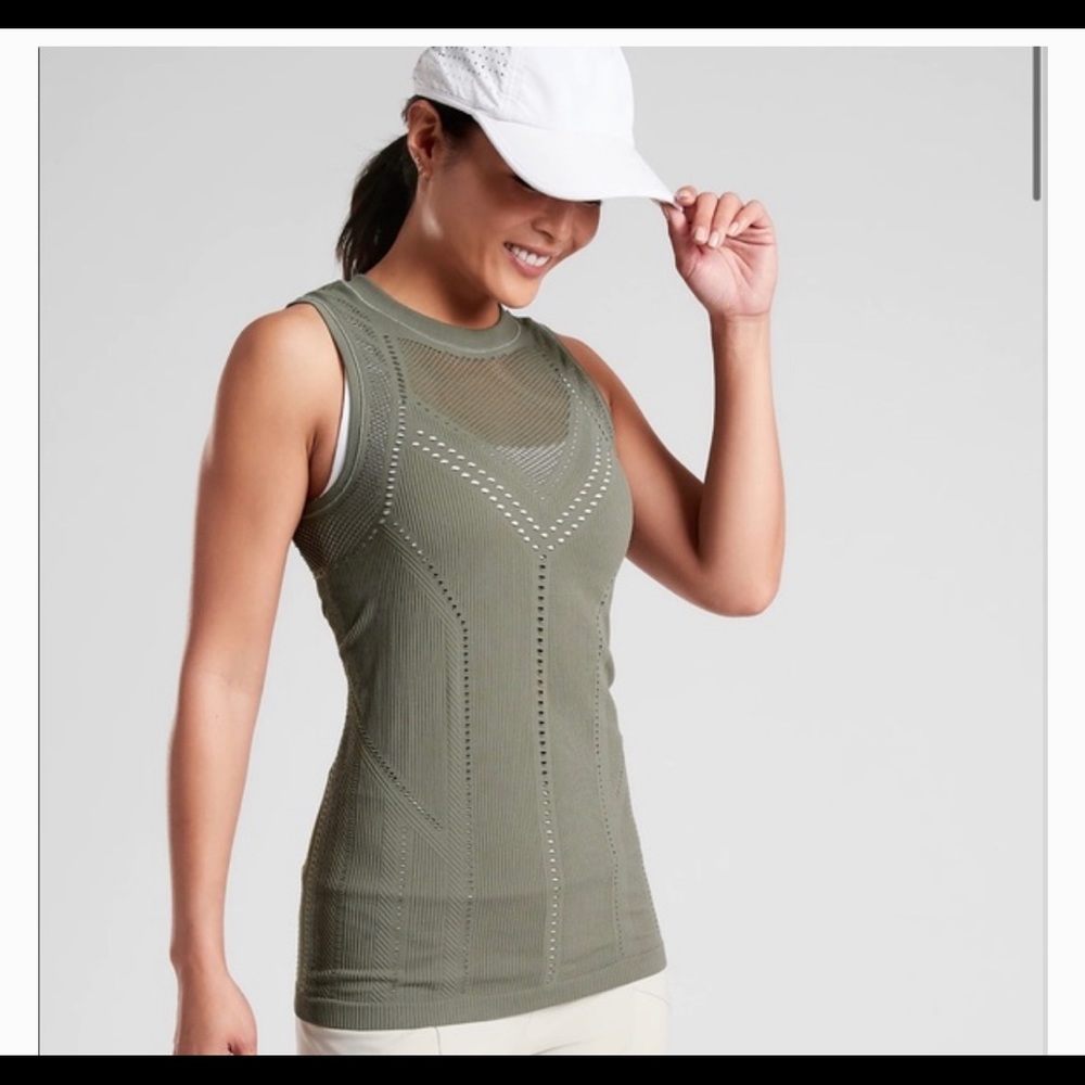 Athleta Oxygen tank Green XS